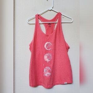 Prana Graphic Razorback Tank Top.  Size Medium